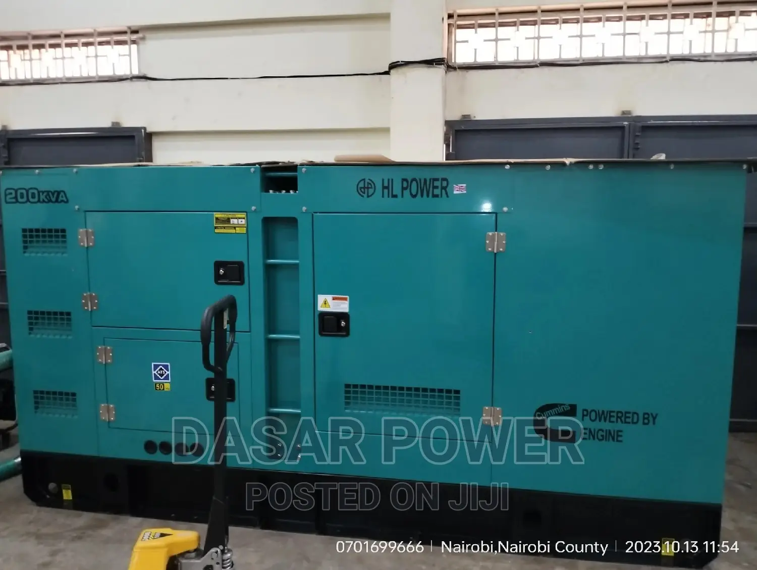 200kva Cummins Silent Generator