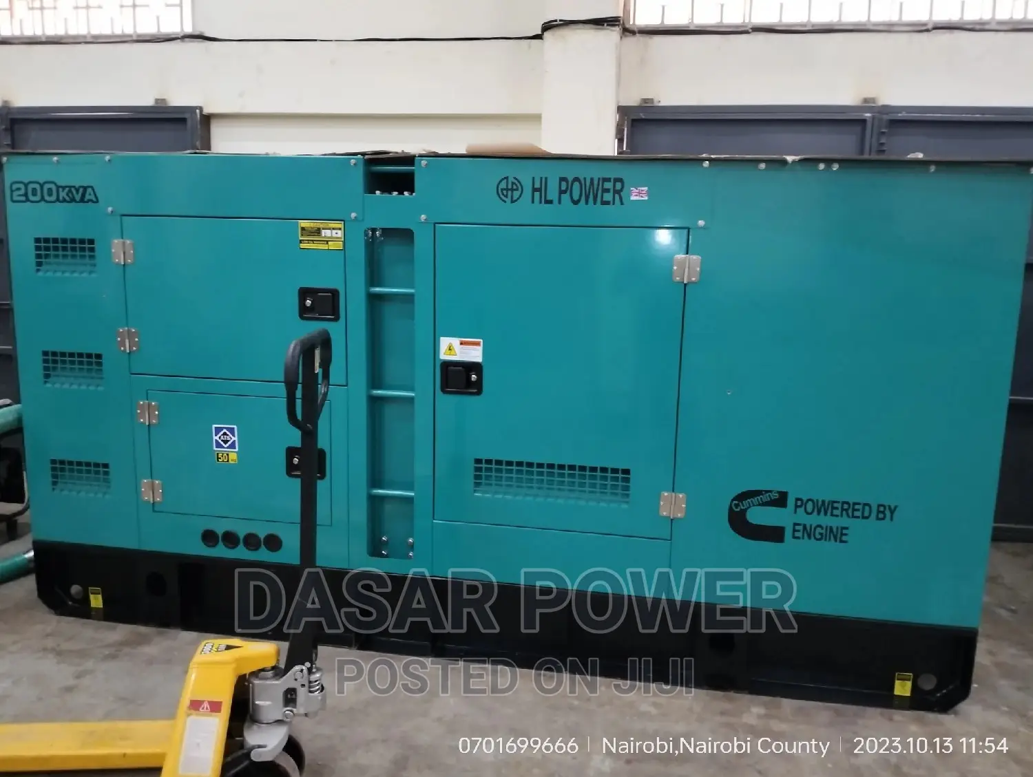 200kva Cummins Silent Generator