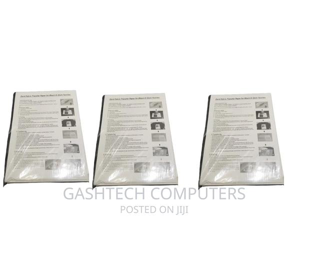 Heat Transfer Paper For Dark Fabric (Ream 100 Sheeta)