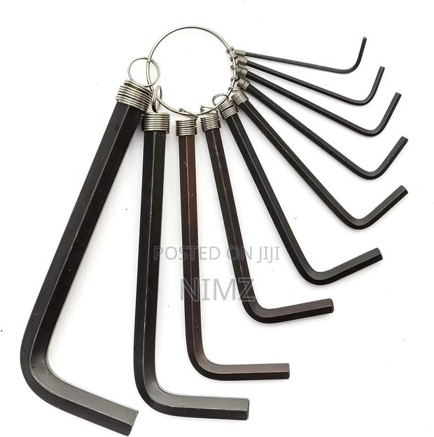 Tolsen 10pcs Hex Key Set on Ring - main view