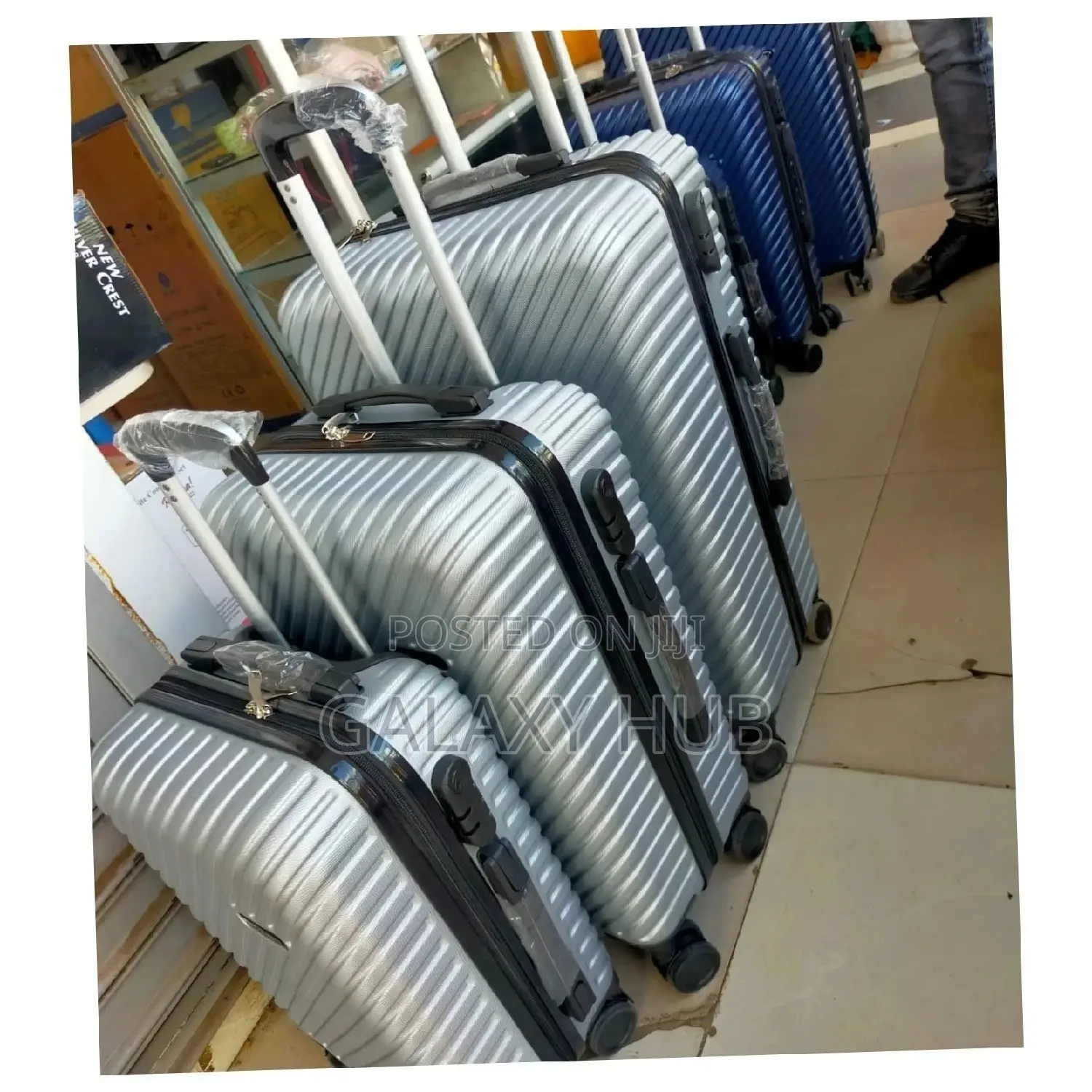 Suitcase, 3 In 1 Luxurious Fibre Suitcase