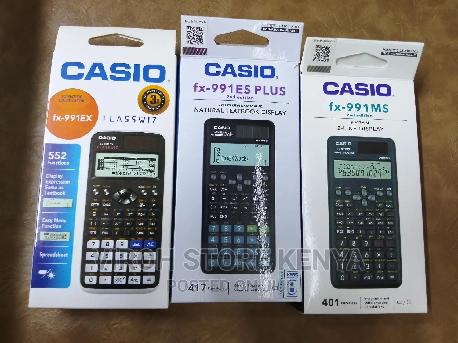 Casio Fx - 991EX Classwiz Fx - 991es Plus Fx-991ms