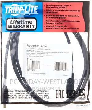Tripp Lite Firewire 800 IEEE 1394b Hi-Speed Cable (9pin/4pin