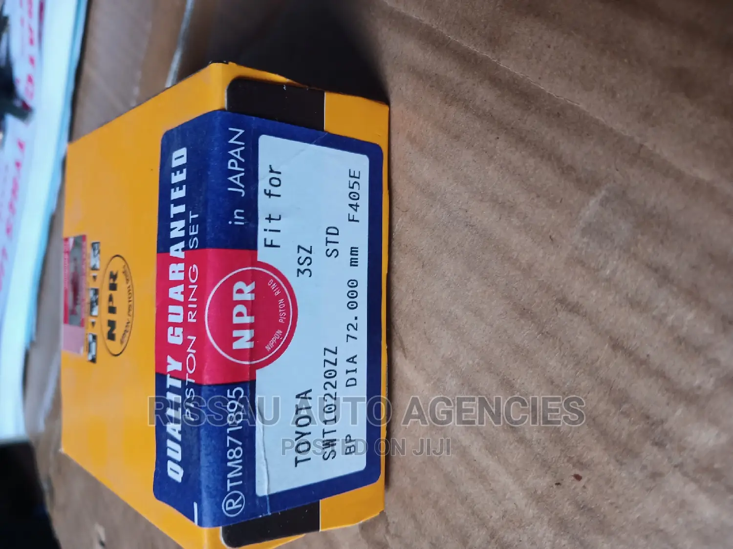 Toyota 3SZ Engine 1495cc STD NPR Piston Rings Made in Japan.