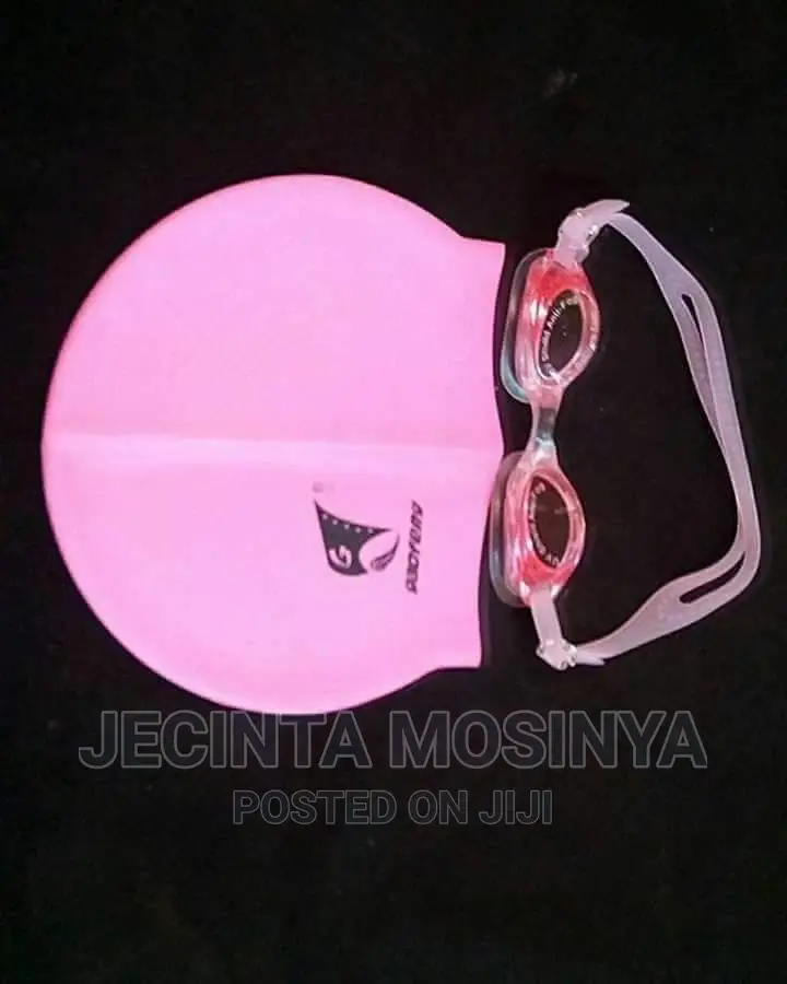 Swimming Cap and Goggles