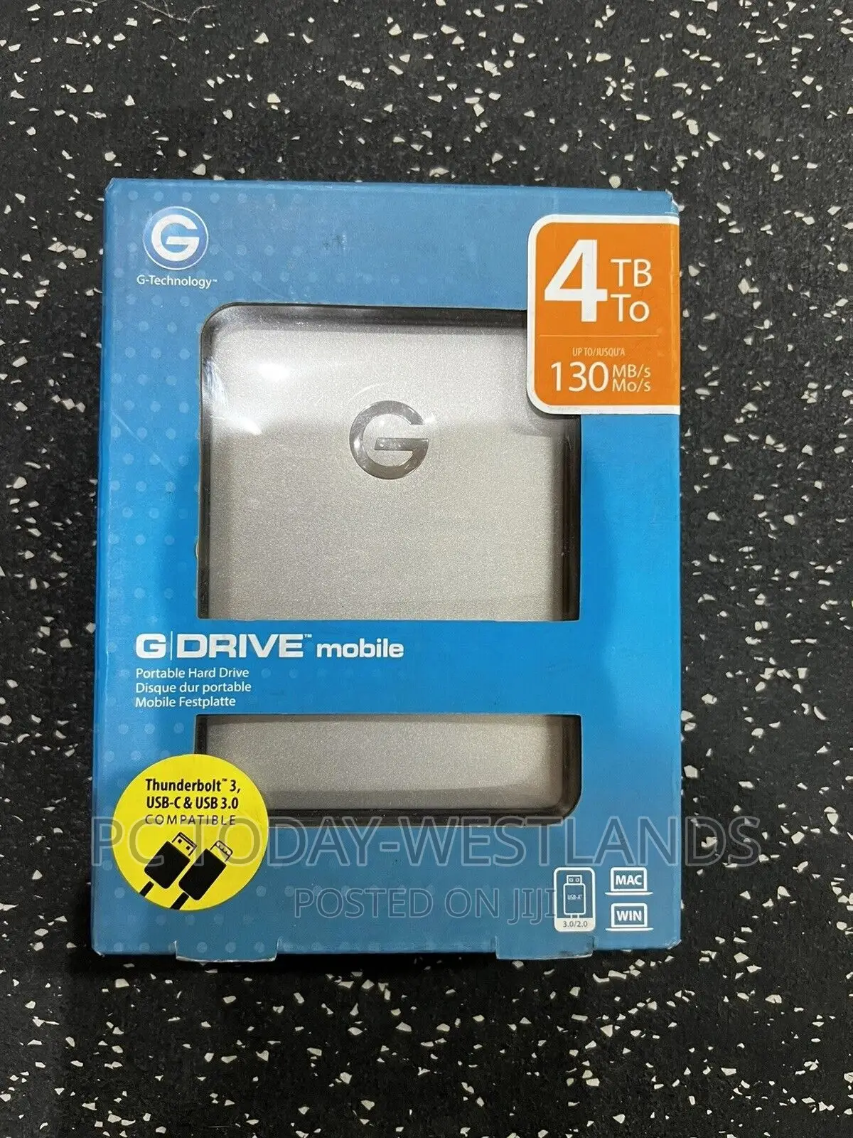 G-Technology 0g06074 4tb G-Drive Mobile Usb 3.0 Portable Ext