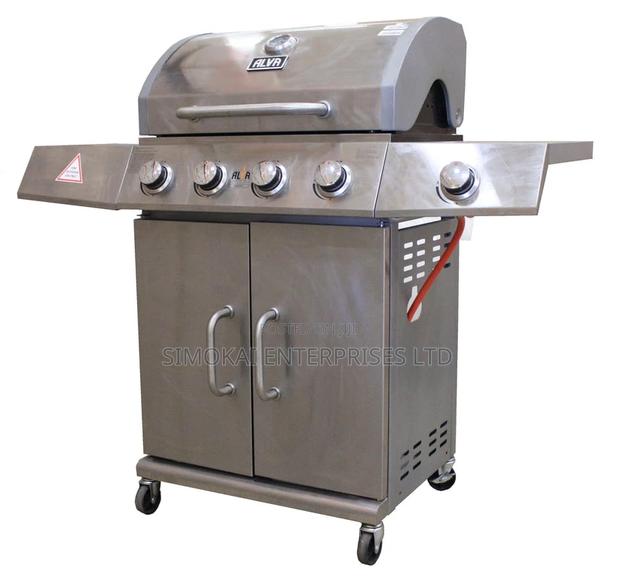 Kalahari 4-Burner Stainless Steel Gas BBQ With Side Burner