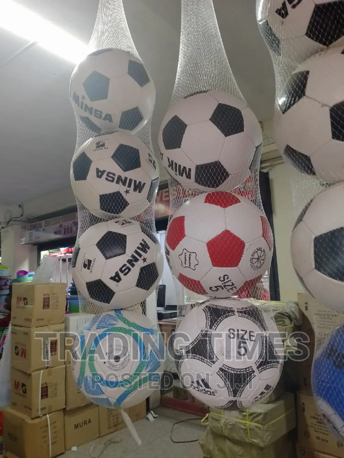 Footballs. Mikasa Brand