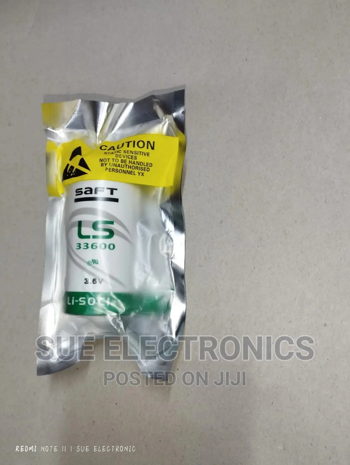 Saft Ls33600 D 3.6v Lithium Battery