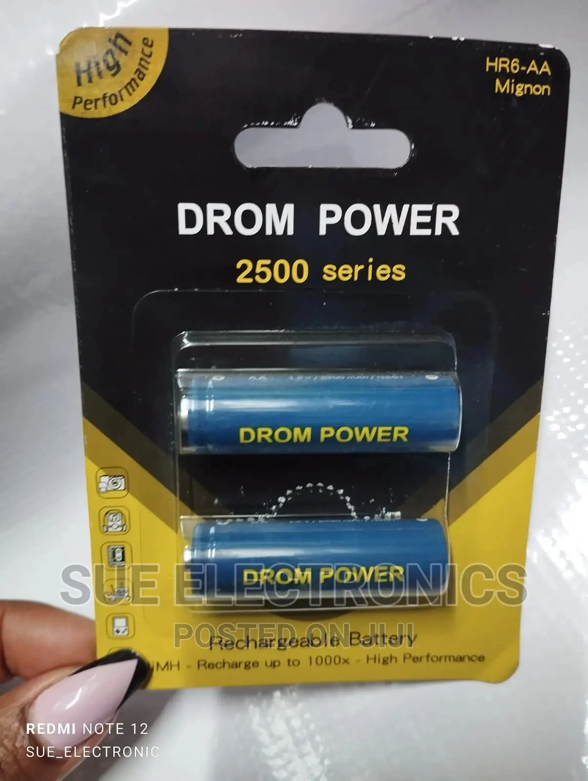 2500mah Rechargeable Batteries AA