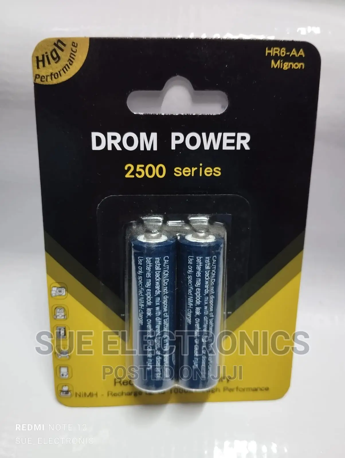 2500mah Rechargeable Batteries AA