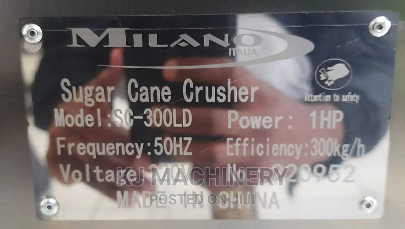 Silugarcane Crusher 1 Horsepower -300kg/Hr