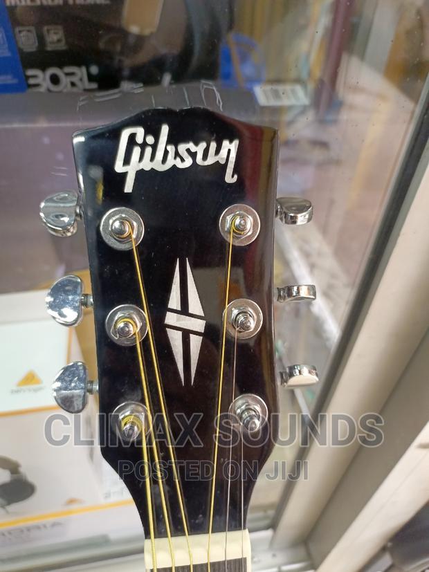 Gibsony Semi Acoustic Guitar Black - thumbnail 4