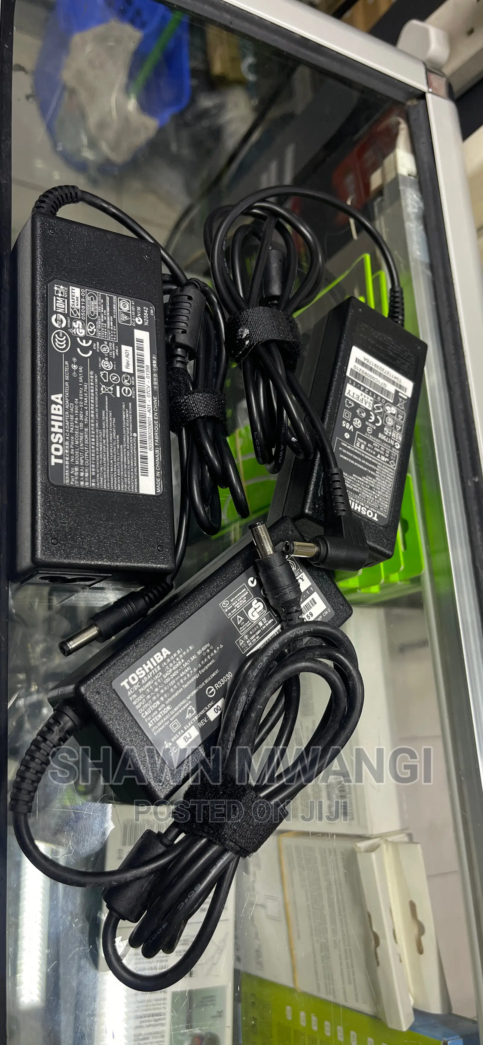 Original Toshiba Laptop Adapters Both Normal and Big Pin
