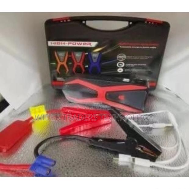 12V Car Jump Starter Power Bank Kit With Tyre Air Compressor