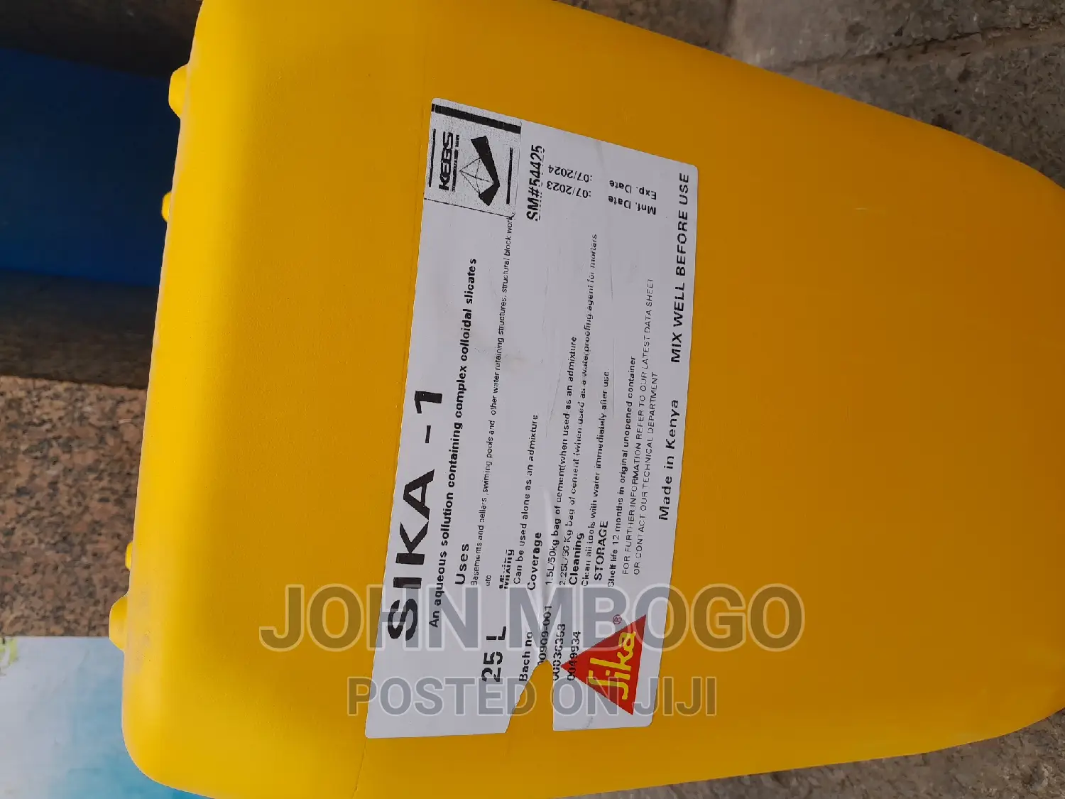 Sika 1 / Waterproofing Admixture .