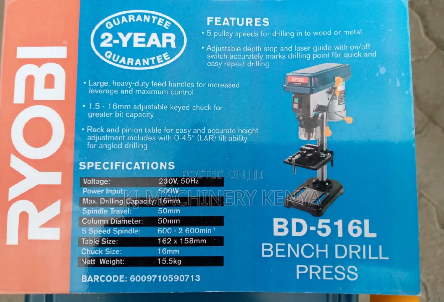 Bench Drill Press Bd-516l Available
