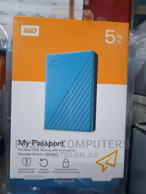 WD 5TB My Passport Portable External Hard Drive