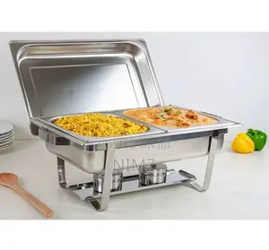 Stainless Steel Double Chaffing Dishes