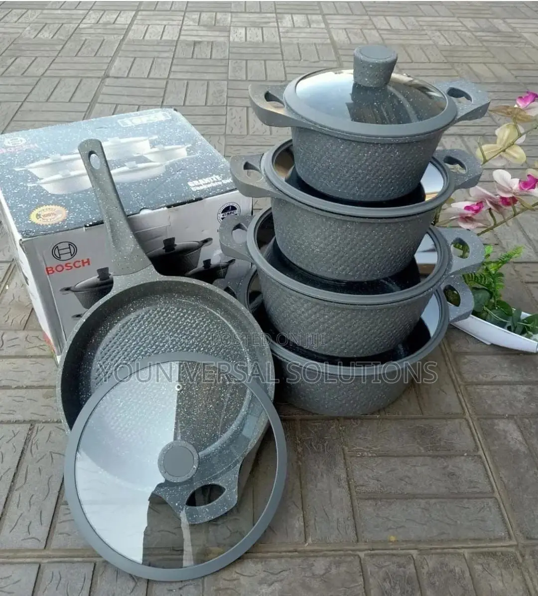 _Bosch Cookware With Silicon Lid Covers