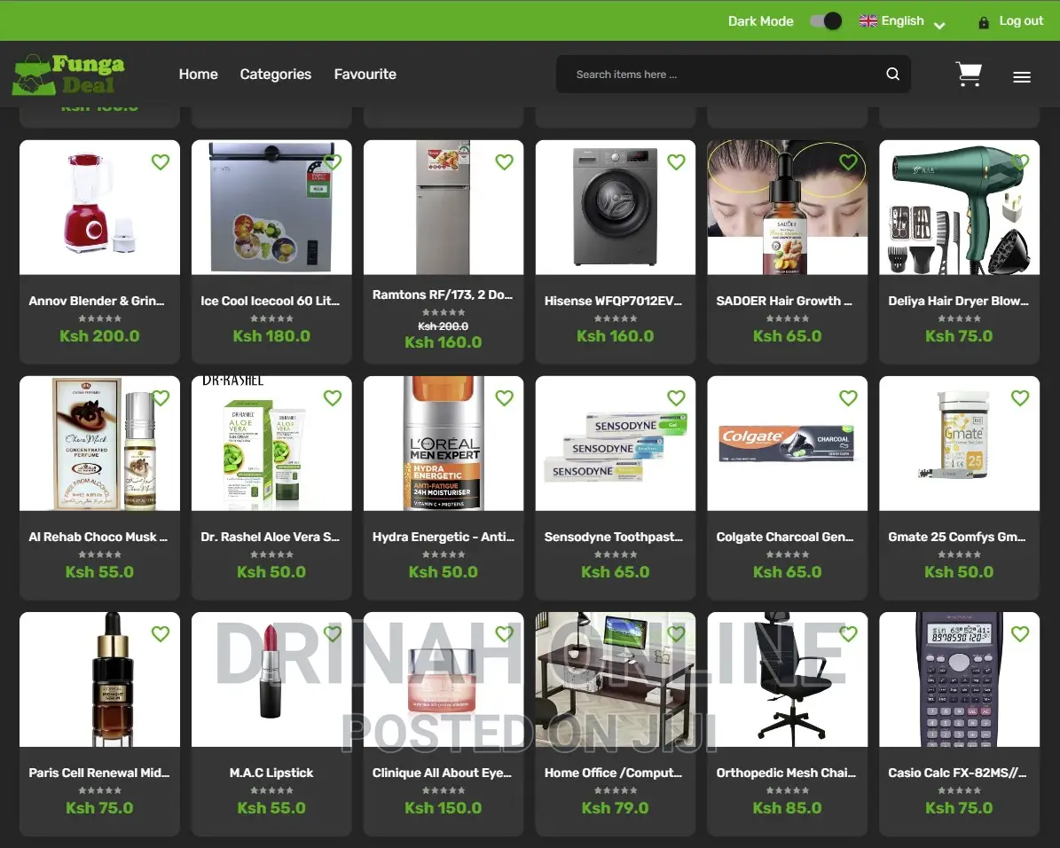 Ecommerce Website With MPESA Integrated, User Delivery App