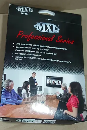 MXL AC-404 Portable USB Boundary Conferencing Microphone (Bl