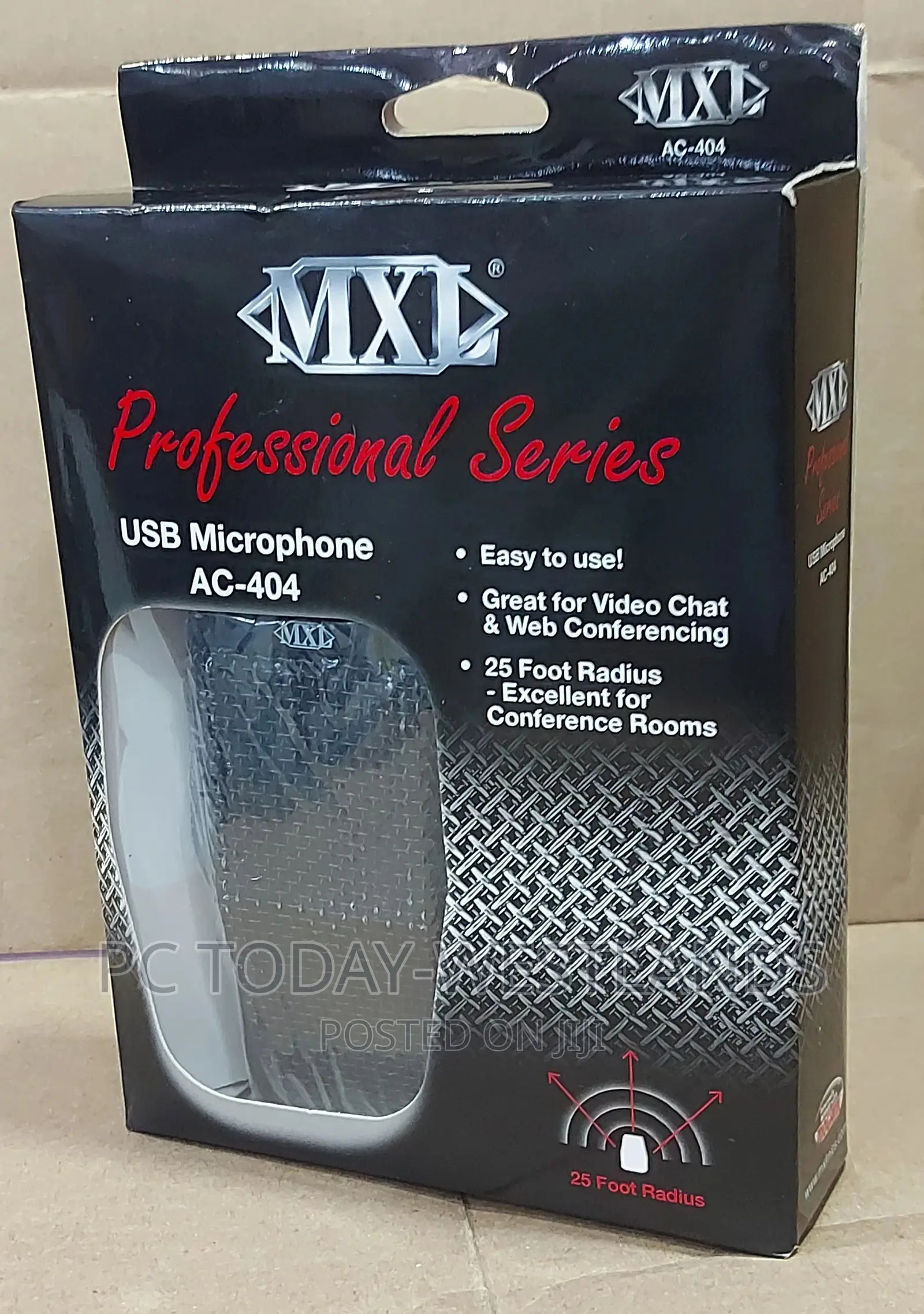 MXL AC-404 Portable USB Boundary Conferencing Microphone (Bl