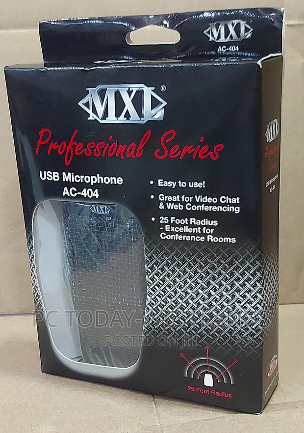 MXL AC-404 Portable USB Boundary Conferencing Microphone (Bl - thumbnail 3