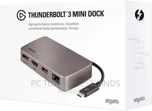 Elgato Thunderbolt 3 Mini Dock - With Built-in Thunderbolt C