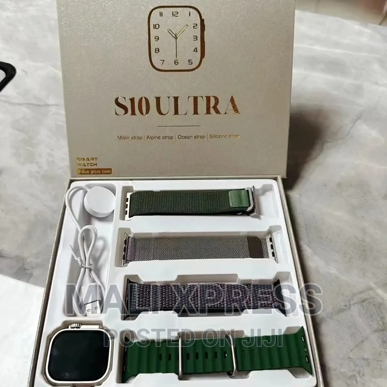 4 in 1 S10 Ultra Smartwatch With 4 Straps in Nairobi Central Smart