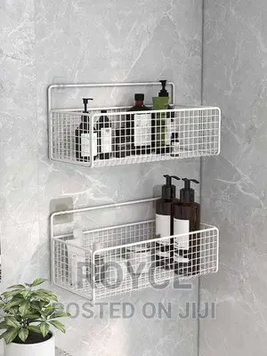 Adhesive Metallic Shelf