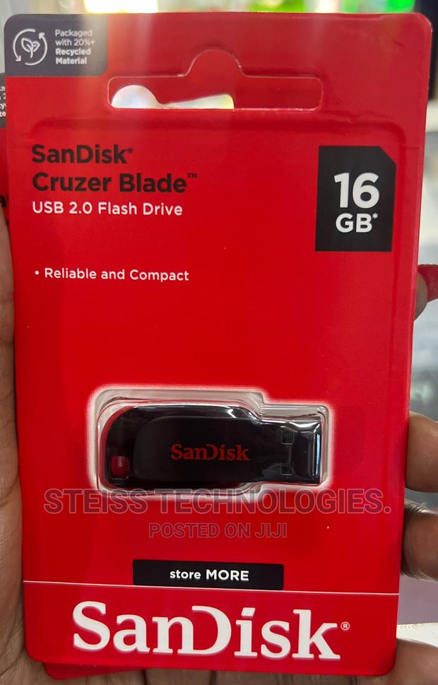 Sandisk 16gb Cruzer Blade Flashdrive. - thumbnail 2