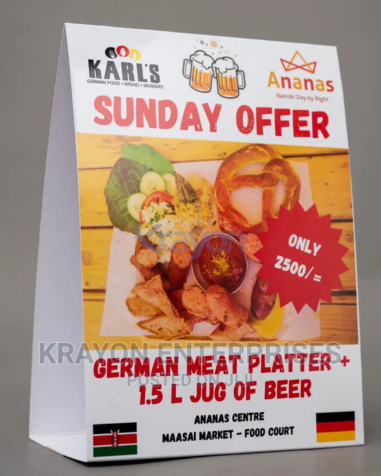 Table Menu