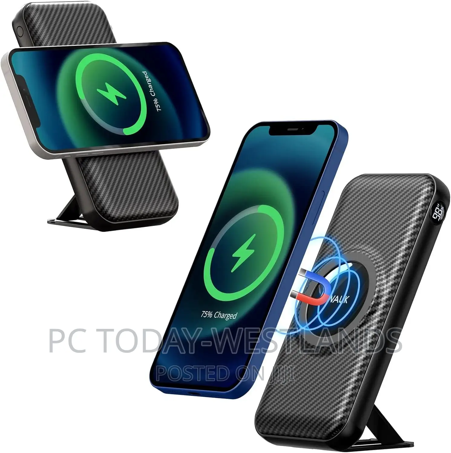 Iwalk Magnetic Wireless Portable Charger Power Bank 20000mah