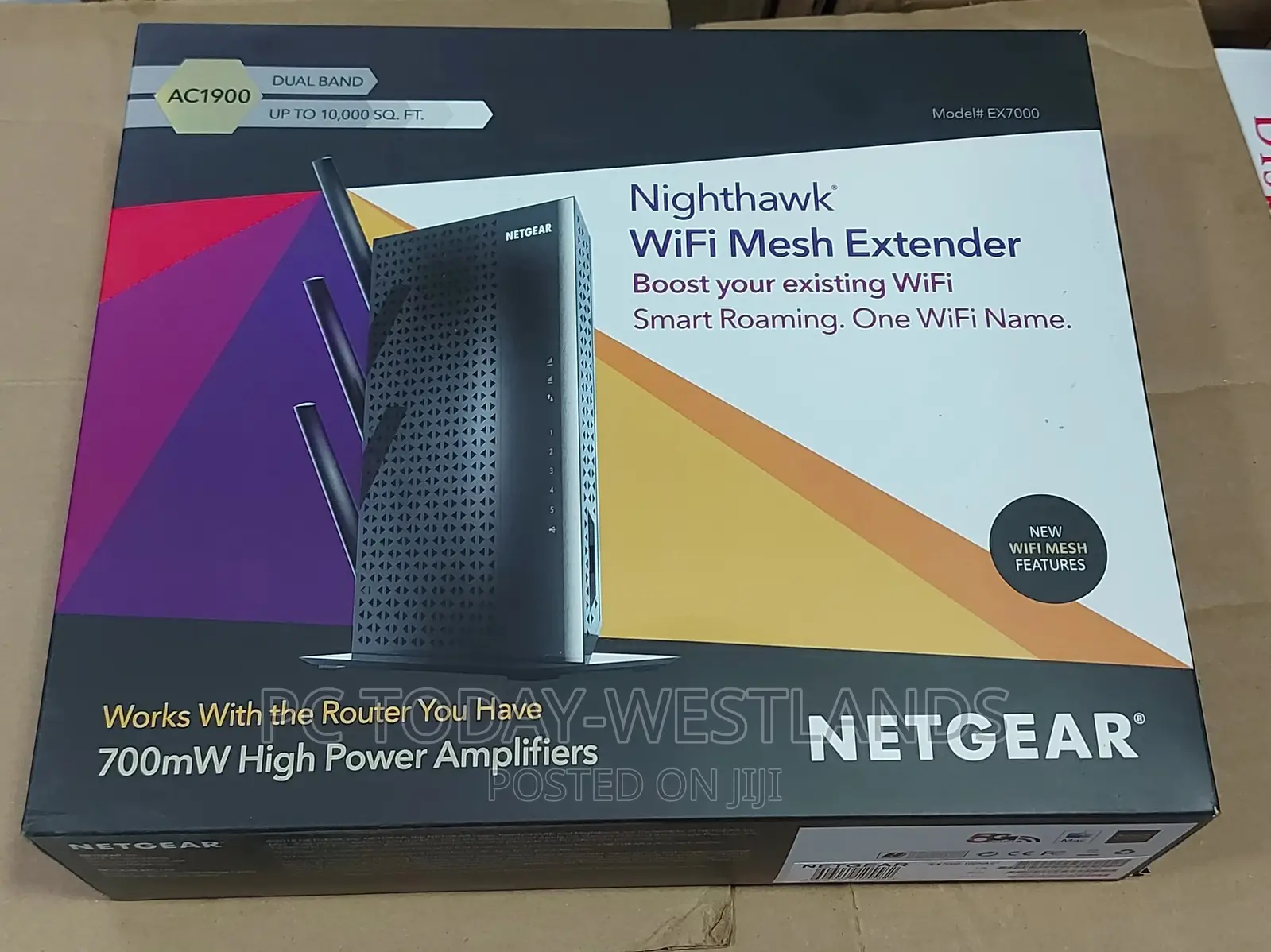 NETGEAR Wifi Mesh Range Extender EX7000 Signal Booster 1900