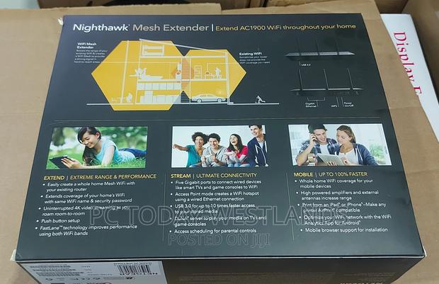 NETGEAR Wifi Mesh Range Extender EX7000 Signal Booster 1900 - thumbnail 3