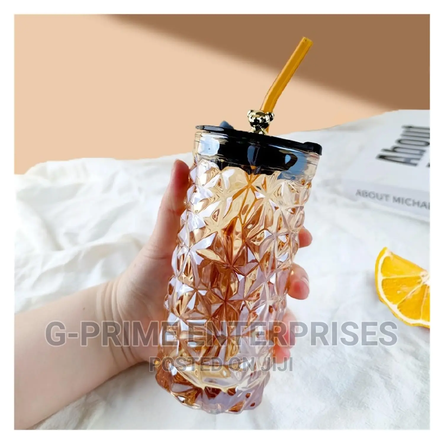 Glass Cup Bottles/Fashionable Drinking Cup Bottles