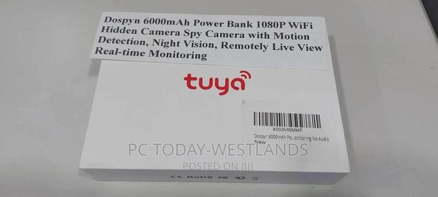 Dospyn 6000mah Power Bank 1080P Wifi Hidden Camera Spy Camer