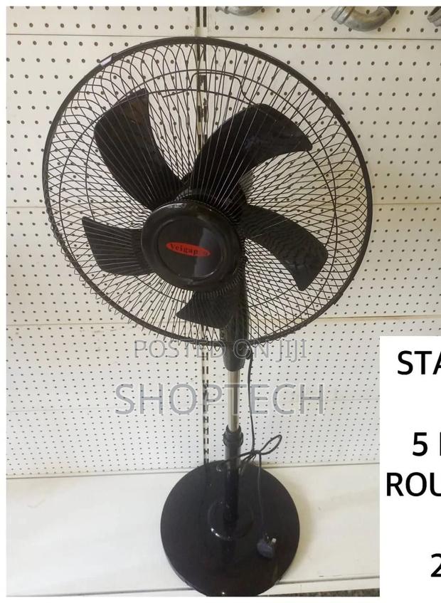 Premier Standing Fan 5blades Round Base 16inch - main view