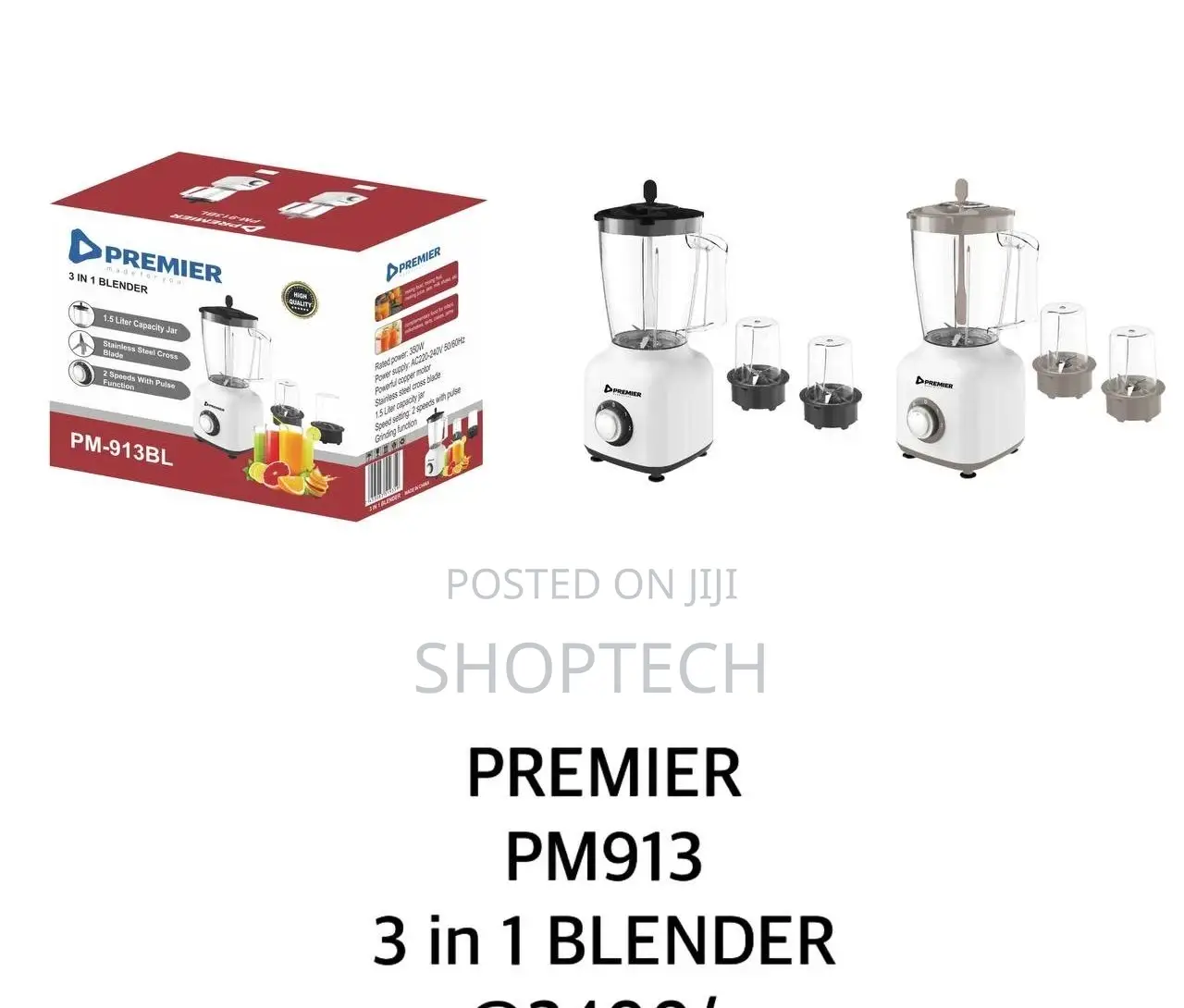 Premier Pm913 3in1 Blender
