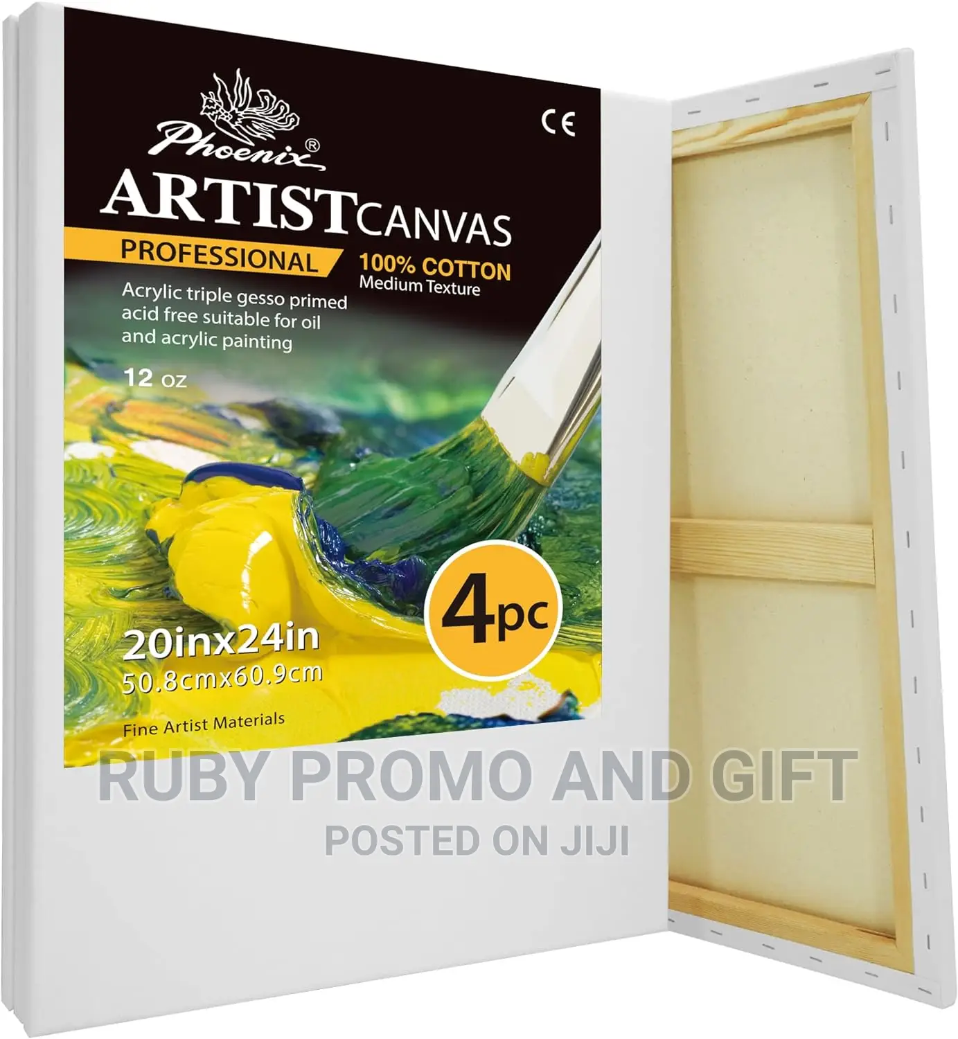70x100cm Stretched Artist Canvas