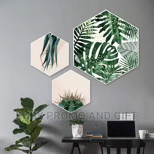 60HXG Hexagon Stretched Artist Canvas