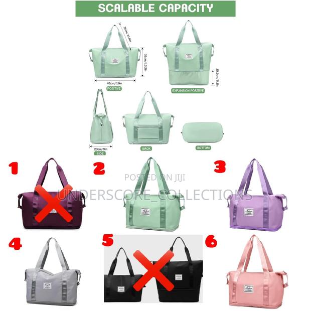 Emery Rose Quilted Large Waterproof Capacity Duffle Bag - thumbnail 2