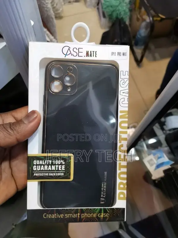 Casemate Leather Case for iPhone 11 Pro Max, Black