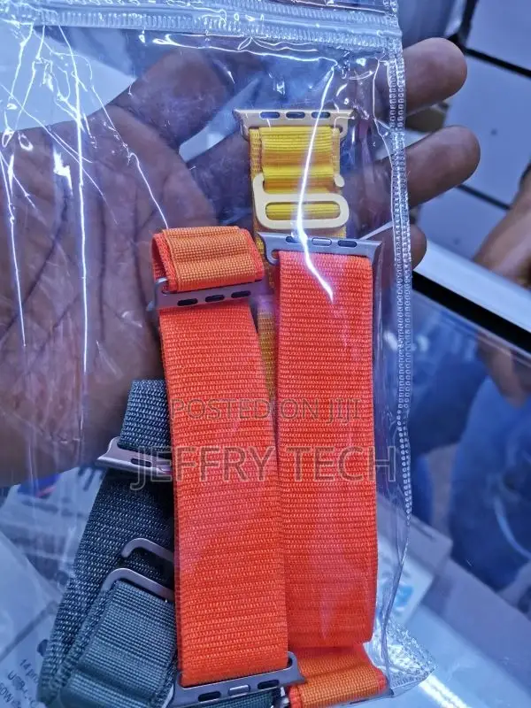 Silicon Case With Nylon Velcro Strap Apple Se/7/6/5/4/3/2/1