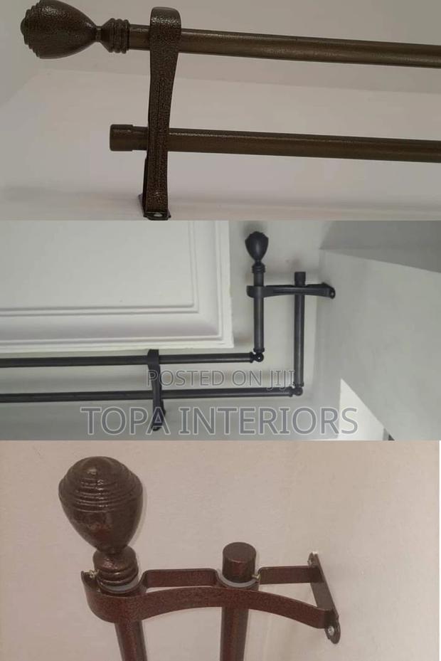 Generic Locally Fabricated Powder Coated Strong Curtain Rods