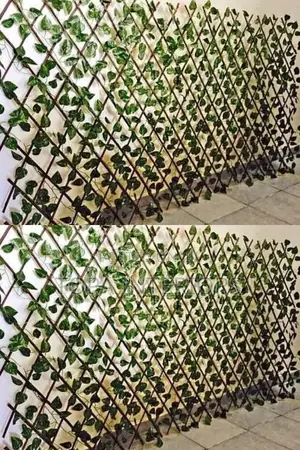 Decorative Faux Balcony Privacy Hedge Fence