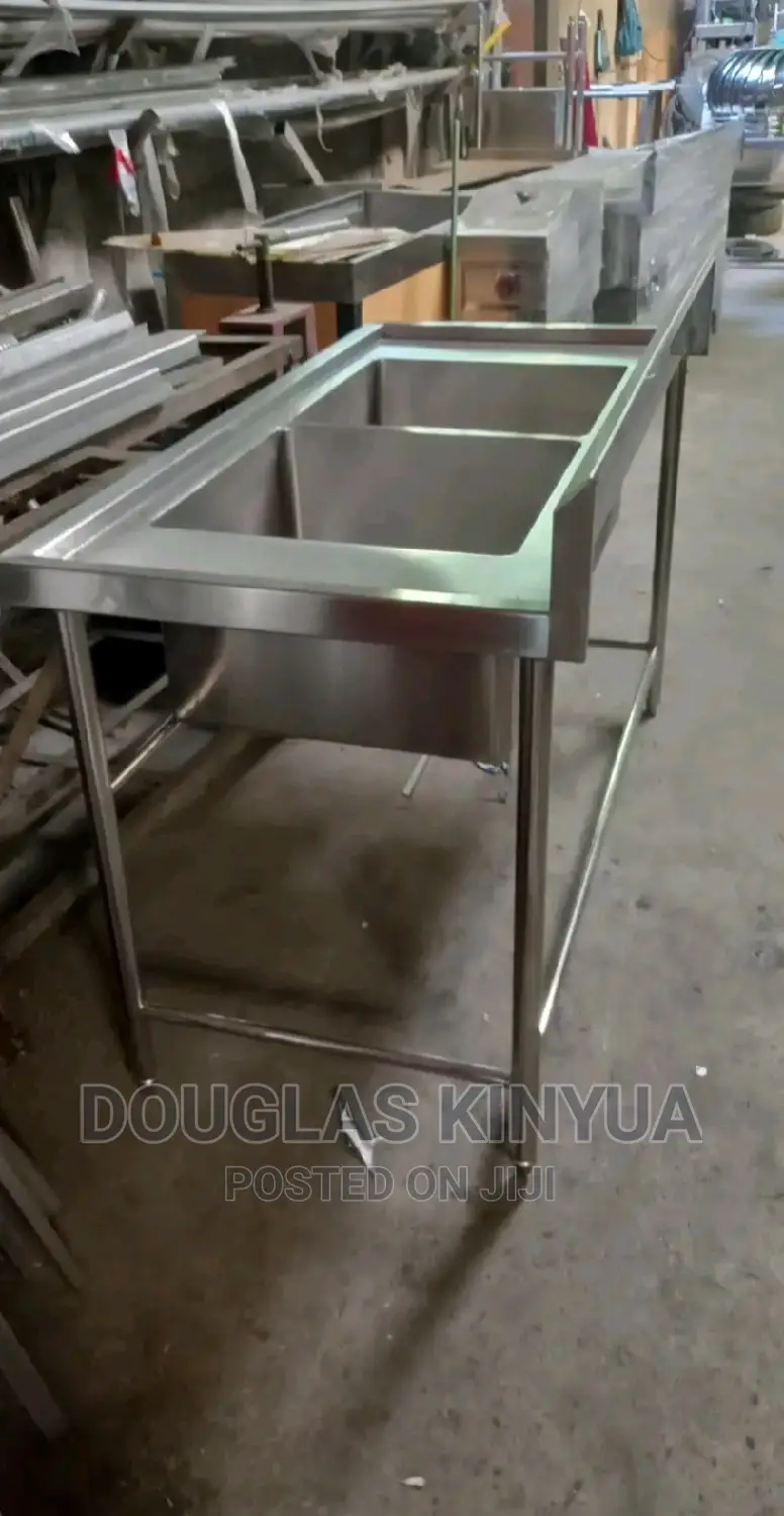 Stainless Steel Kitchen Double Bowl Sink. Kitchen Doublesink