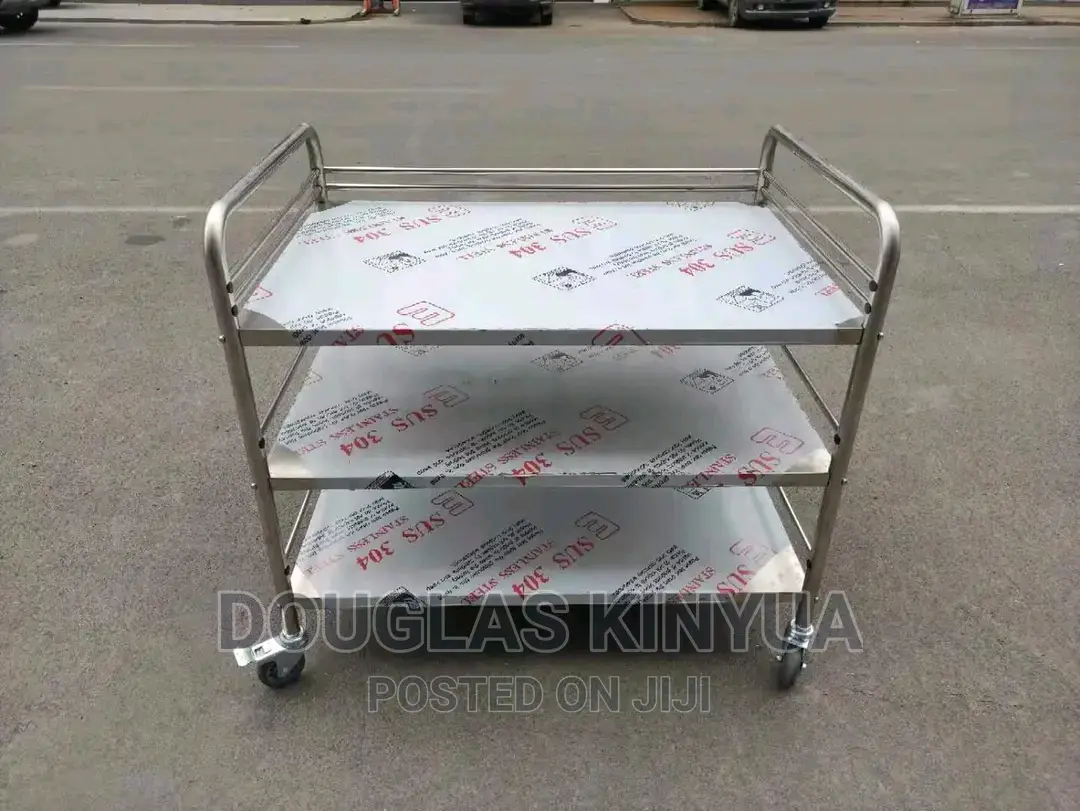 Food Trolley Stainless Steel/ Food Trolley.