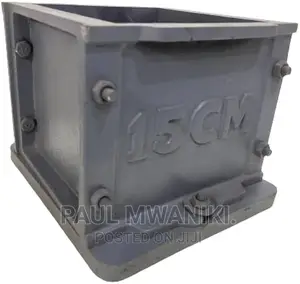 Concrete Cast Iron Cube Mould – 150mm(6'') 7kgs